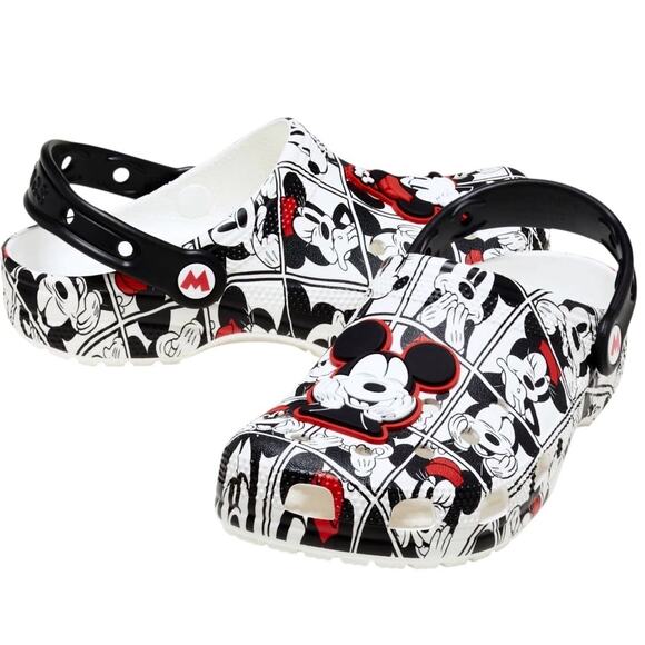 Crocs Shoes - Crocs Disney Mickey and Minnie Classic Clog Men 5/ Women 7